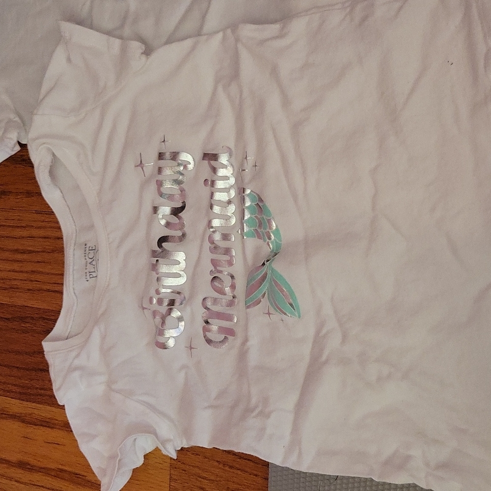 Nwot birthday mermaid tee girl